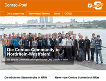 Tablet Screenshot of contao-pool.de